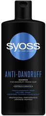 Syoss Anty-Granduff Shampoo 440 мл, 6 набор упаковки цена и информация | Шампуни | 220.lv