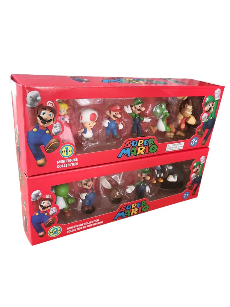 Набор фигурок Super Mario Bros., 6 штук цена | 220.lv