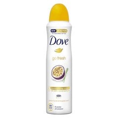 Izsmidzināms pretsviedru līdzeklis, Dove Go Fresh, pasifloras zieds, 6 x 150 ml cena un informācija | Dezodoranti | 220.lv