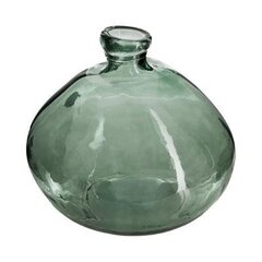Pārstrādāta stikla vāze Zāle, zaļa, 23 cm цена и информация | Вазы | 220.lv