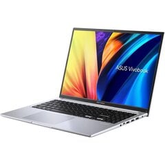 Notebook|ASUS|VivoBook Series|X1605VA-MB028W|CPU i5-13500H|2600 MHz|16&quot;|1920x1200|RAM 8GB|DDR4|SSD 512GB|Intel UHD Graphics|Integrated|ENG|Windows 11 Home|Silver|1.88 kg|90NB10N2-M00490 Portatīvais dators цена и информация | Ноутбуки | 220.lv