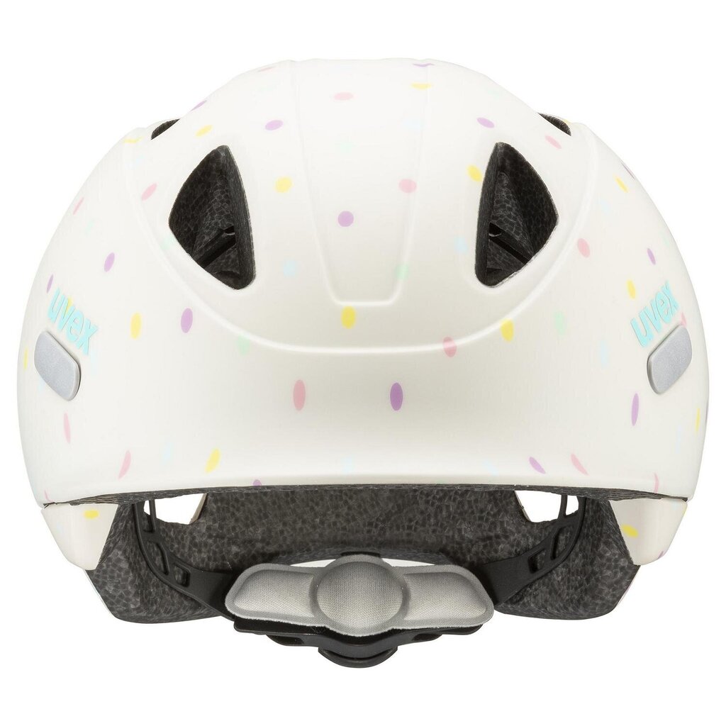 Bērnu veloķivere Uvex Oyo Egg Dots, smilškrāsas цена и информация | Ķiveres | 220.lv