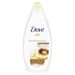 Dušas želeja Dove Nourishing Care & Oil, 6 x 500 ml cena un informācija | Dušas želejas, eļļas | 220.lv