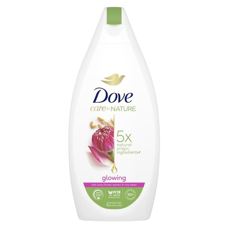 Dušas želeja Dove Glowing, 6 x 400 ml cena un informācija | Dušas želejas, eļļas | 220.lv