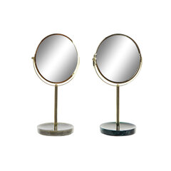 Palielināmais Spogulis DKD Home Decor 18 x 13 x 32 cm Metāls Sveķi (2 gb.) cena un informācija | Vannas istabas aksesuāri | 220.lv
