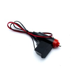 Светодиодная лента EinParts для украшения автомобиля 12B - длина 1M, цвет Красный цена и информация | Части салона автомобиля | 220.lv