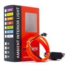 EinParts LED gaismas sloksne auto dekorēšanai 12V - garums 1M, krāsa Sarkan cena un informācija | Automašīnas salona daļas | 220.lv