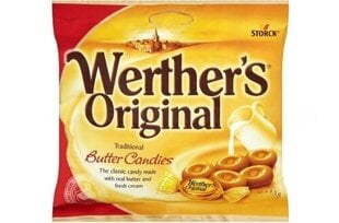 Konfektes Werther's Cream Candies 135 g. 15 gab. iepakojumā cena un informācija | Saldumi | 220.lv