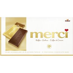 Шоколадная Merci Coffee & Cream 100 g. 15 шт. в пакете цена и информация | Конфетки | 220.lv