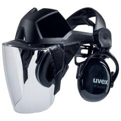 Защитная маска Uvex Pheos с защитой органов слуха (SNR:28), 52-64см цена и информация | Защита лица и головы | 220.lv