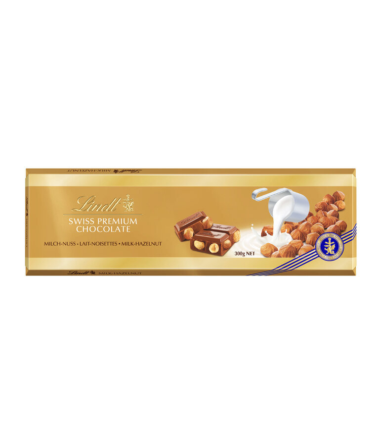 Lindt Goldpienic šokolāde ar lazdu riekstiem, 300 g, 10 iepakojumi cena un informācija | Saldumi | 220.lv