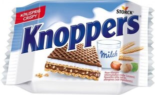 Вафельный печенье Knoppers 25 g. 24 шт. в пакете цена и информация | Сладости | 220.lv