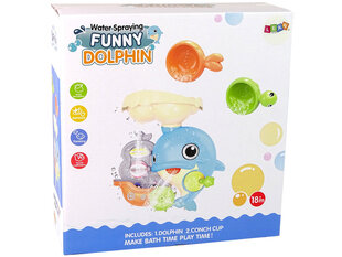 Игрушка для ванной Lean Toys Funny Dolphin цена и информация | Игрушки для малышей | 220.lv