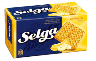 Selga Banana -Clear Biscuits, 180g, 12 упаковок цена и информация | Конфетки | 220.lv