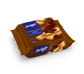 Selga šokolādes vafeles, 180 g, 14 iepakojumi cena un informācija | Saldumi | 220.lv