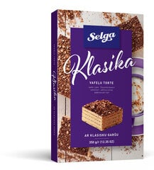 Selga Classic Waffle Cake, 350G, 6 набор упаковки цена и информация | Сладости | 220.lv