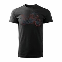Honda CBF 1000 vīriešu motocikla t-krekls ar motociklu 407-7 cena un informācija | Vīriešu T-krekli | 220.lv