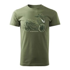 Honda Forza vīriešu motocikla t-krekls ar motociklu 694-7 cena un informācija | Vīriešu T-krekli | 220.lv