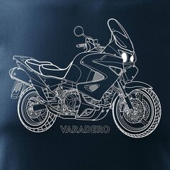 Varadero vīriešu motocikla t-krekls ar motociklu 1150-7 cena un informācija | Vīriešu T-krekli | 220.lv