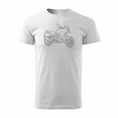 Honda VFR 800 X Stroke vīriešu motocikla t-krekls ar motociklu 1360-7 cena un informācija | Vīriešu T-krekli | 220.lv