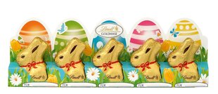 Lindt Milk Chocolate Hares 5x10g, 30 упаковок цена и информация | Конфетки | 220.lv