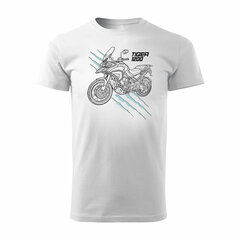 Triumph Tiger 1200 vīriešu motocikla t-krekls ar motociklu 1610-7 cena un informācija | Vīriešu T-krekli | 220.lv
