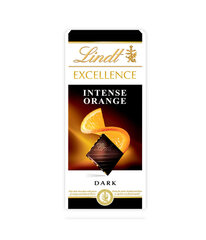 Lindt Excellence Dark Chocolate с апельсинами, 100 г, 10 упаковок цена и информация | Конфетки | 220.lv