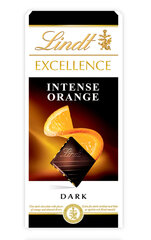 Lindt Excellence Dark Chocolate с апельсинами, 100 г, 10 упаковок цена и информация | Конфетки | 220.lv