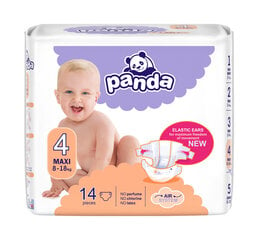 Autiņbiksītes Panda Nappies Max I 8-18 kg, 4 iepakojuma komplekts cena un informācija | Panda Rotaļlietas, bērnu preces | 220.lv