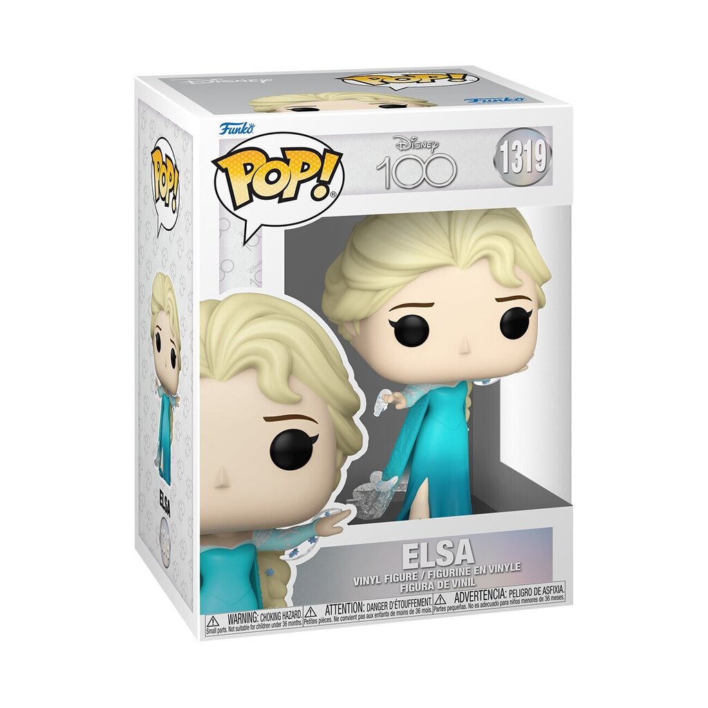 Vinila figūra Funko POP! Disney - Elsa (Disney 100 edition) cena un informācija | Rotaļlietas zēniem | 220.lv