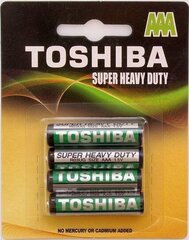 Toshiba Head Elements Heavy Duty AAA X4, 10 шт. цена и информация | Батарейки | 220.lv