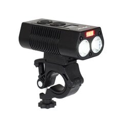 Vayox VA0045 2in1 Velo un Skrejriteņa Super Spilgts 15W XML COB LED lukturis ar rāmja fiksāciju IPX6 750lm 200 metri Melns цена и информация | Велосипедные фонари, отражатели | 220.lv