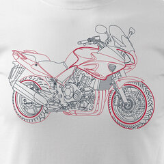 Honda CBF 1000 vīriešu motocikla t-krekls ar motociklu 405-7 cena un informācija | Vīriešu T-krekli | 220.lv