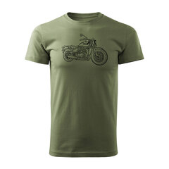 Triumph Bonneville vīriešu motocikla t-krekls ar motociklu 1477-7 cena un informācija | Vīriešu T-krekli | 220.lv