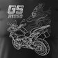 BMW GS 1250 ADVENTURE vīriešu motocikla t-krekls ar motociklu 1574-7 цена и информация | Vīriešu T-krekli | 220.lv
