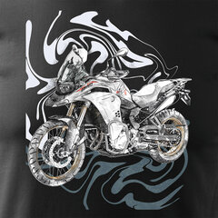 BMW F850 vīriešu motocikla t-krekls ar motociklu 1649-7 цена и информация | Мужские футболки | 220.lv