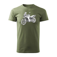 BMW F850 vīriešu motocikla t-krekls ar motociklu 1655-7 цена и информация | Мужские футболки | 220.lv