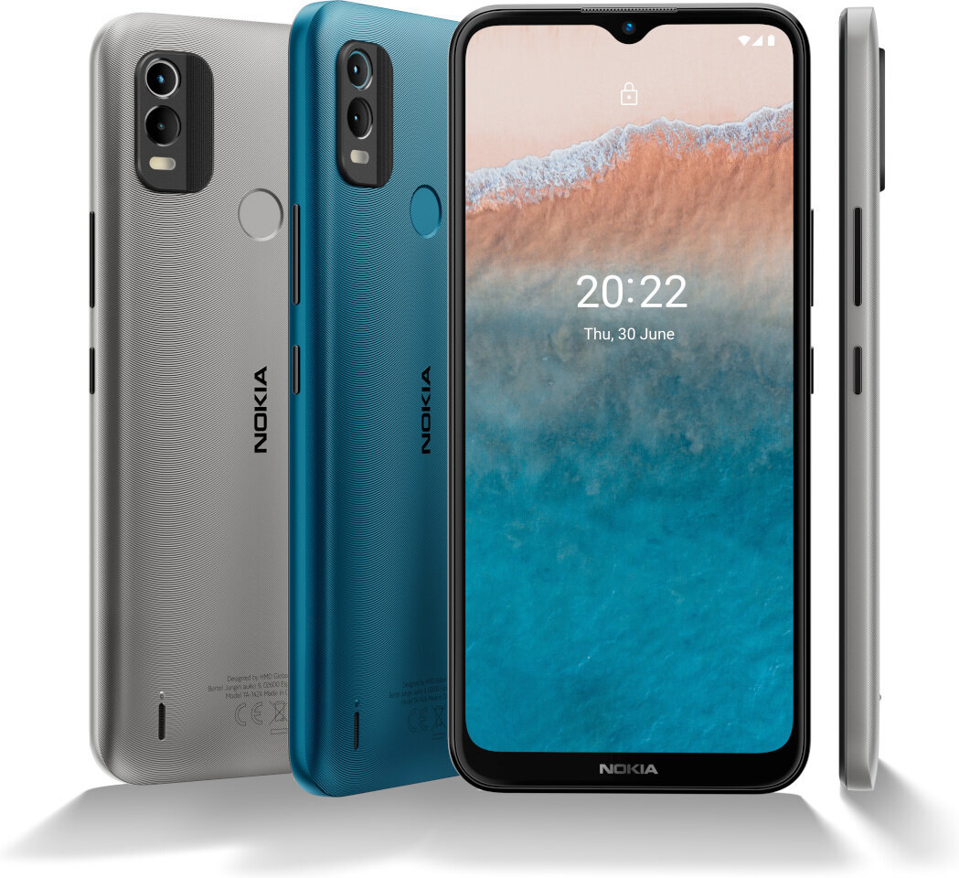 Nokia C21 Plus 2/32GB Dark Cyan цена и информация | Mobilie telefoni | 220.lv