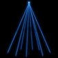 vidaXL Ziemassvētku koka gaismiņas, 1300 LED, 8 m, zilas цена и информация | Ziemassvētku lampiņas, LED virtenes | 220.lv