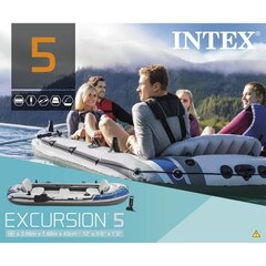 Intex Excursion 5 piepūšamā laiva ar airiem un pumpi, 68325NP cena un informācija | Laivas un kajaki | 220.lv