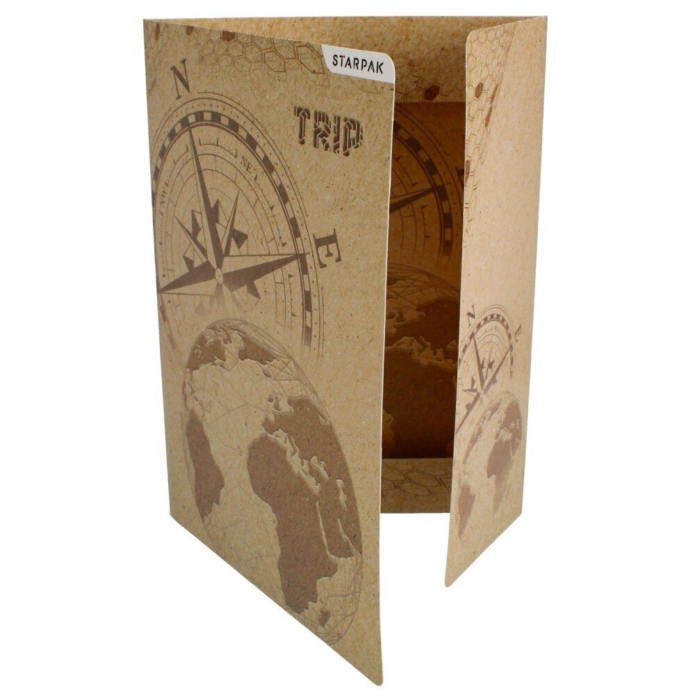 Mape ar gumiju Starpak Trip, kartons, A4 cena un informācija | Kancelejas preces | 220.lv