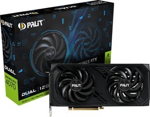 Palit GeForce RTX 4070 Dual (NED4070019K9-1047D) цена и информация | Видеокарты (GPU) | 220.lv