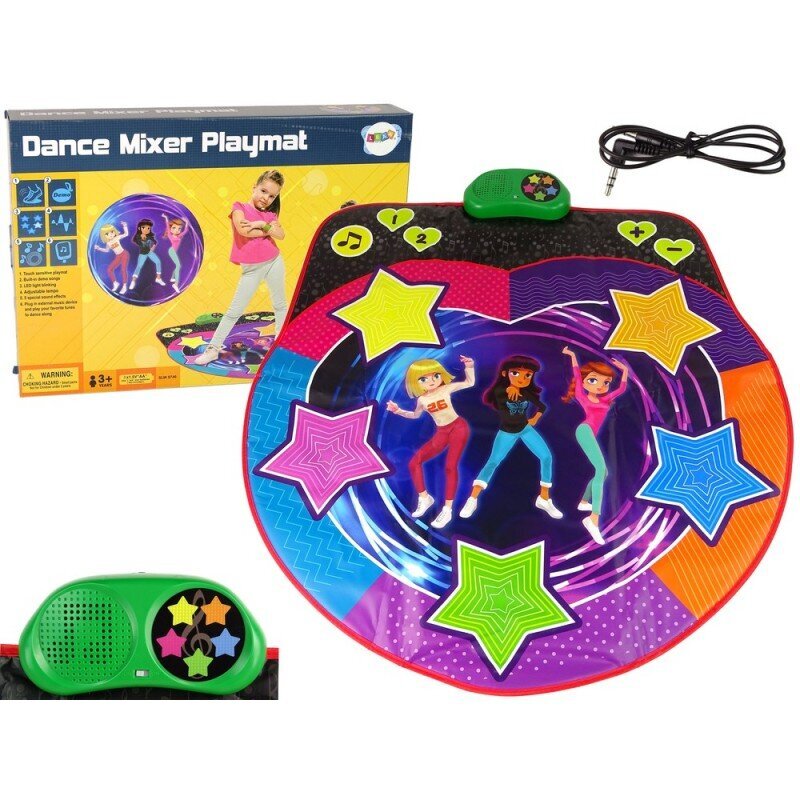 Deju paklājiņš Lean Toys Dance Mixer Playmat цена и информация | Rotaļlietas meitenēm | 220.lv