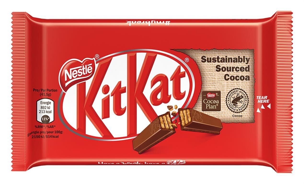 Kit Kat šokolāde, 41, 5 g, 24 iepakojuma komplekts cena un informācija | Saldumi | 220.lv