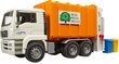 Atkritumu vedējs ar konteineriem Bruder Man Tga cena un informācija | Rotaļlietas zēniem | 220.lv