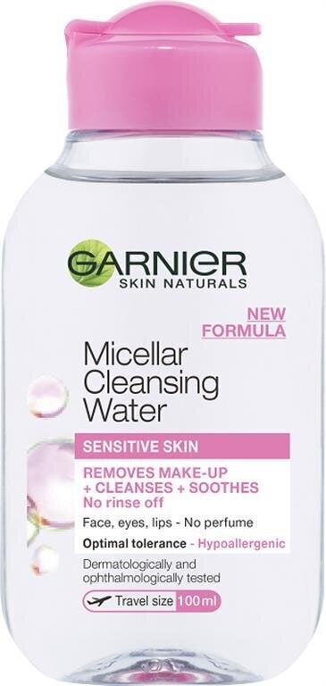 Garnier micelārais ūdens, 100 ml, 6 iepakojuma komplekts cena un informācija | Sejas ādas kopšana | 220.lv