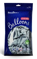 Lateksa baloni, ''strong'', gaiši pelēkzili, 1 iepak./100 gab. cena un informācija | Baloni | 220.lv