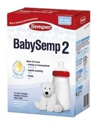 Semper BabySemp2 piena maisījums 6m, 800 g, 8 iepakojuma komplekts cena un informācija | Piena maisījumi (0-6 mēn.) | 220.lv