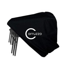 Dārza krēsla pārvalks Carruzzo L30H, melns cena un informācija | Krēslu paliktņi | 220.lv