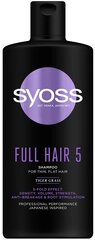 Syoss Full HAI 5D šampūns, 440 ml, 6 iepakojuma komplekts cena un informācija | Šampūni | 220.lv